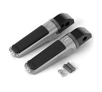 Para Triumph Para Daytona 675 2009-2017 675R Para Bonneville T100 120 Para SCRAMBLER 1200XC Apoyapiés Traseros Pasajero Pedales Reposapiés Estriberas(GRIS)