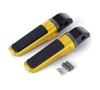 Para Triumph Para Daytona 675 2009-2017 675R Para Bonneville T100 120 Para SCRAMBLER 1200XC Apoyapiés Traseros Pasajero Pedales Reposapiés Estriberas(Oro)