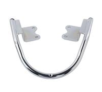 para Triumph para Speed para Twin 900 1200 para Bonneville T100 Asas Agarre Traseras Asiento Reposabrazos Manija Rail Bar Portaequipajes Pastelera Equipaje Trasero(Chrome)