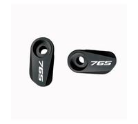 para Triumph Street Triple 765 RS/S/R 675 Daytona Trident 660 ABS Cubierta Protectora del Sensor(Black-2pcs)