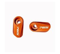 para Triumph Street Triple 765 RS/S/R 675 Daytona Trident 660 ABS Cubierta Protectora del Sensor(Orange-2pcs)