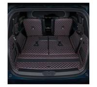 para Trumpchi para GS8 Alfombrilla Cojín Maletero 24 25 Combustible 6 7 Asientos Siete Plazas Cojín Maletero Forro Carga Alfombrilla Maletero Cubremaletero(Black Red,6 Seats)