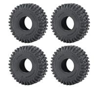 para TRX-4M para Bronco para Defender 1/18 para Axial para SCX24 1/24 64/65mm Reemplazo Neumáticos De Goma Beadlock para Ruedas Piezas De Modelo De Camión De Coche RC Reemplazo RC