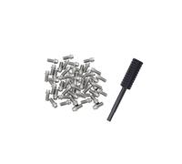 Para TRX4 Para Axial Para SCX10 AXI03007 1/10 100 Piezas M2 Tornillos De Acero Beadlock Llantas De Rueda De 1.9 Con Herramienta De Llave RC Crawler Car Piezas Coche Rc(Silver,4mm)