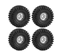 Para TRX4 Para SCX10 Para Capra Para Axial Para Traxxas Para Enduro Para TRX6 Gen8 Para Redcat Beadlock Neumáticos 12mm Hex RC Crawler Part Rc Maquetas Piezas(Silver)