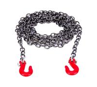 para TRX4 para TRX6 para Wraith para Capra 1/10 Trepador Control Remoto Cadenas Arrastre Recuperación Grillete Enganche Remolque Mejora Anclaje Cabrestante Piezas Automóviles RC