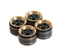 Para TRX4M Para SCX24 AX24 1/18 1/24 4 Uds 1.0 "latón Beadlock Para Cubo Rueda RC Crawler Piezas Mejora Accesorios Piezas Llanta Rc