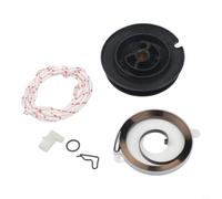 Para TS410 TS420 Kit de resorte de polea de retroceso de motosierra de repuesto para estilo antiguo para mecanismo de arranque con juego de componentes completo