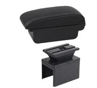 Para TT Coupe Compartimento Reposabrazos Para Coche Caja De Almacenamiento Central Accesorios Piezas Reequipamiento Interior Caja Almacenamiento(B3 white line 3USB)