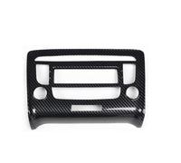 Para TT Para MK2 8J 2008-2013 LHD Plástico Fibra Carbono Estilo Decoración Interior Engranaje Embellecedores Pegatinas Coche Interior Marco(Center console)