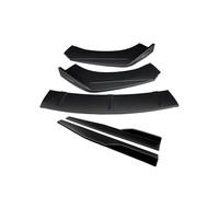 para TT para TTS para TTRS 2004-2019 Decoración De Coche Parachoques Delantero Divisores Kit Carrocería Alerón Faldones Laterales Kit Divisor De Cuerpo De Labios(Matte Black 2)