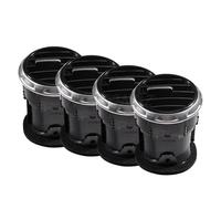 Para TT TTS MK2 8J 07-14 Tablero Frontal 8J0820901 Tablero Ventilación Aire Acondicionado AC Rejilla Calefacción Difusor Panel Central Rejilla Salida Ventilación(4PCS)