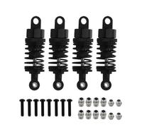 Para TT02 Para TT01 M05 Para HPI Para HSP Para Kyosho Para Redcat Amortiguador Aceite Aleación 1/10 Para Tamiya RC Car Road Drift Para Carreras Piezas(Black,4pcs)