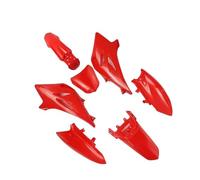 Para TTR50 TTR 50 Off Road Piezas Pit Dirt Bike Kit De Carenado Completo Guardabarros Lateral Guardabarros Delantero Trasero De Plástico DYDGUTUFB(Red)