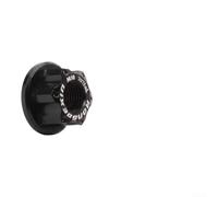 para tuerca Eje M10x1.0 Aleación Aluminio Bicicleta Trasera | Aleación aluminio, ligero 5g, , ideal montaña y calle, para fácil instalación(Black)
