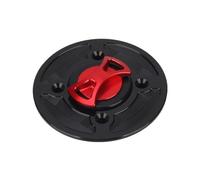 Para Tuono V4R Para Caponord 1200 RSV1000 RSV4 R Para Factory Tapa De Depósito De Combustible CNC Para Motocicleta Cubierta De Gasóleo POMPOMPUR(Red)