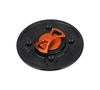 Para Tuono V4R Para Caponord 1200 RSV1000 RSV4 R Para Factory Tapa De Depósito De Combustible CNC Para Motocicleta Cubierta De Gasóleo POMPOMPUR(Orange)