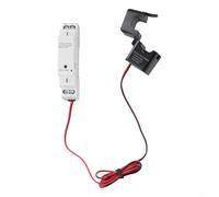 Para Tuya-Capable para medidor de potencia ZigBee con montaje en riel DIN y soporte de transformador de corriente de abrazadera