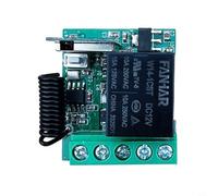 para tuya Interruptor inteligente DC 12V WiFi Módulo de relé para cerraduras y luces eléctricas - APP RF433 Temporizador de control remoto Asistente de voz compatible automatización del hogar 35x30mm