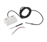 Para Tuya para interruptor inteligente de control de temperatura y humedad con contacto seco para relé, módulo de automatización remota WiFi para electrodomésticos, asistente de voz (B)