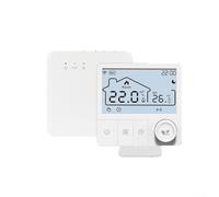 Para Tuya Smart WiFi Controlador de temperatura de caldera colgada en la pared, termostato inalámbrico, panel ABS, control remoto de aplicación, temperatura de calefacción eficiente, diseño compacto