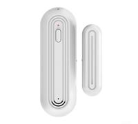 Para Tuya Smart WiFi Sensor de alarma de ventana de puerta Detector de entrada en el hogar Notificación inalámbrica Sirena 90dB Alertas en tiempo real Fácil instalación Se adapta a varias superficies