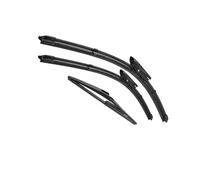 Para Twingo 3 2015 2016 2017 2018 Juego de limpiaparabrisas delantero y trasero Parabrisas Ventana 20 "+ 14" + 12 "(Right-hand drive)