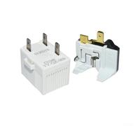 Para ty-QZ-003 PTC Relé de arranque para compresor de refrigerador, reemplazo de arranque de protección térmica de sobrecarga de 3 pines, compatible con Haier for Hisense para piezas de congelador