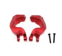 Para Typhon Big For Rock 1/10 Mejora Metal Parte Delantera Y Trasera Brazo Oscilante CVD Soporte Eje Copa Dirección Hexagonal Caja Cambios Piezas Coche RC Cazoleta DireccióN Rc(Red,Block C)