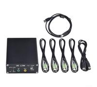 Para u5 Link para interfaz de radio icom DIN8-DIN8 Cable con aislamiento PTT para IC-703 706 718 725 735 746 756PRO 7800 HRD DM780 (13-8)