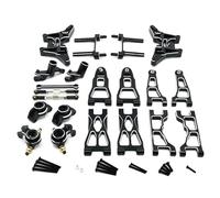 Para UD1201 UD1202 1/12 PRO Copa Dirección Metal Brazo Suspensión Delantera Y Trasera Kit Enlace Torre Amortiguación Piezas Actualización Coche RC Accesorios RC Mejoras Juguetes(Black)