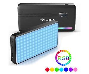 Para Ulanzi Vijim Vl196 Luz de relleno RGB portátil a todo color Luz de mano para fotografía en vivo