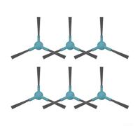 Para Ultenic D10 Robot Aspirador Cepillos Laterales de Repuesto Paquete de 6 Piezas de Nylon Plástico Compatible para una Cobertura de Limpieza Optimizada
