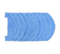 Para Ultenic D10 Robot Aspiradora Mopa Paño, piezas de repuesto de microfibra azul, paquete de 4 accesorios de limpieza lavables (paquete de 10)