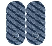 Para un ajuste perfecto para paños de fregona para Eufy para x10 PRO para | Microfibra resistente, suave en suelos, absorbe derrames, se adapta a x10 PRO, paquete de 4