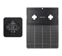 Para un aspecto compatible con la herramienta de alineación de tacos SPD y placa de bloqueo para pedales de montaña y carretera que proporciona una configuración precisa para un mejor rendimiento de