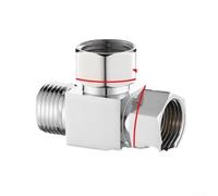 Para un desviador de agua versátil de tres vías que actúa como una unión en dos salidas para sistemas de tuberías de cuatro vías, distribución suave del agua en hogares y oficinas con construcción