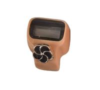 Para un mini contador de dedos duradero para un fácil uso en varios entornos, ideal para tejer, asistencia y deportes (café claro)