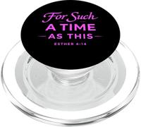 para un Tiempo como Este Ester 4:14 Biblia Fe Escritura PopSockets PopGrip para MagSafe
