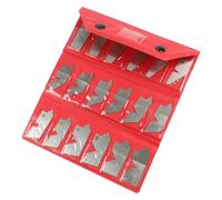 Para un trabajo de precisión, este robusto kit de plantillas de ángulo de acero inoxidable contiene todo lo que necesitas para medir ángulos clave con precisión