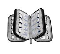 para Unidad USB, Organizador, para Unidad Flash, de Almacenamiento con 30 Ranuras, portátil, Impermeable, Resistente al Agua, para Unidad Flash USB