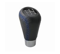 Para Universal 5 Speed Manual Leather Red Stitch Deportivo Pomo De Cambios