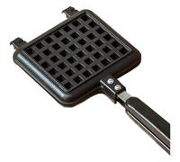 Para uso doméstico con construcción de hierro, forma de corazón y patrón floral, no apto para liberación de alimentos, mango de remache de aleación para mayor estabilidad, compacto con gancho para