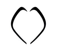 para V Class W447 para AMG Line 2016-2023 2 Piezas De Parachoques Delantero Alerón Lateral Cubierta Canard Embellecedor Divisor Ventilación Aire Kit Divisor De Cuerpo De Labios(Glossy Black)