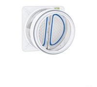 Para válvula de retención de combustión de cocina diseñada para una mejor protección contra el humo con tecnología de sellado doble, cierre de solapa accionado por gravedad y cuerpo transparente para