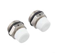 para válvula Ventilación Calefacción para latón 2 Unidades (1/2) | para latón niquelado, alta dureza, para resistencia al desgaste, rosca 1/2", uso para en calefacción central
