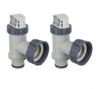 Para válvulas de émbolo de piscina 25010 para bomba de filtro Intex 28635EG, 28633EG, 28671EG (2 piezas)