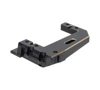 Para Vanquish H10 Optic Sparco Yokohama RTR 1/10 Soporte Montaje Servo CNC Latón Negro Resistente RC Crawler Upgrades Parts Accesorio De Coche RC