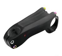Para vástago de bicicleta de carretera y montaña hecho de fibra de carbono con ángulo de 17 grados, ajuste de manillar de 31,8 mm y especificación de alcance de 70 mm (-17 grados 90 mm)