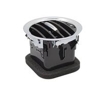 Para Vauxhall Para Corsa D Para Adam Negro/Cromo Tablero Aire Acondicionado Salida 2201099 Rejilla Ventilación Aire Interior Ac Cubierta Rejilla Ventilación(Full Chrome)